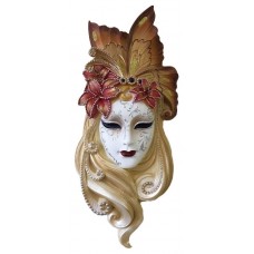 Lady Butterfly Venetian Style Carnival Mask Wall Decor Mardi Gras 749035061449  192610665002
